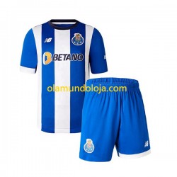 Camisola FC Porto Criança Equipamento Primeiro 2023-2024 Manga Curta